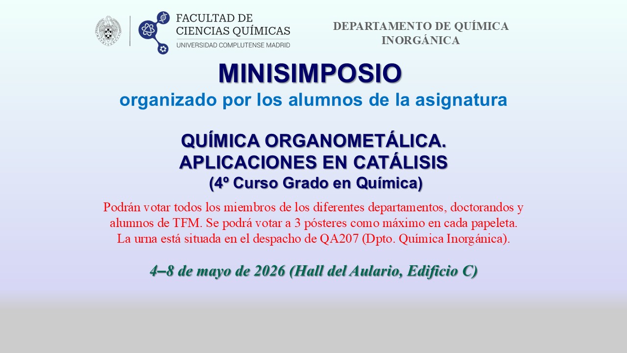 Minisimposio Química Organometálica